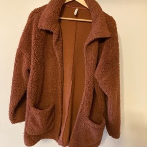 Rust Colored Teddy Jacket